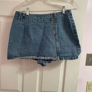Vintage Denim Skort